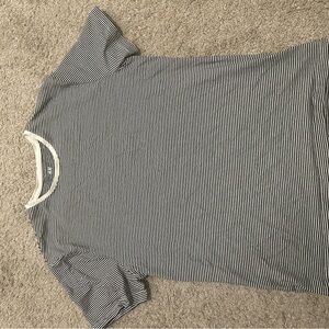 H&M Black and White Striped Tee